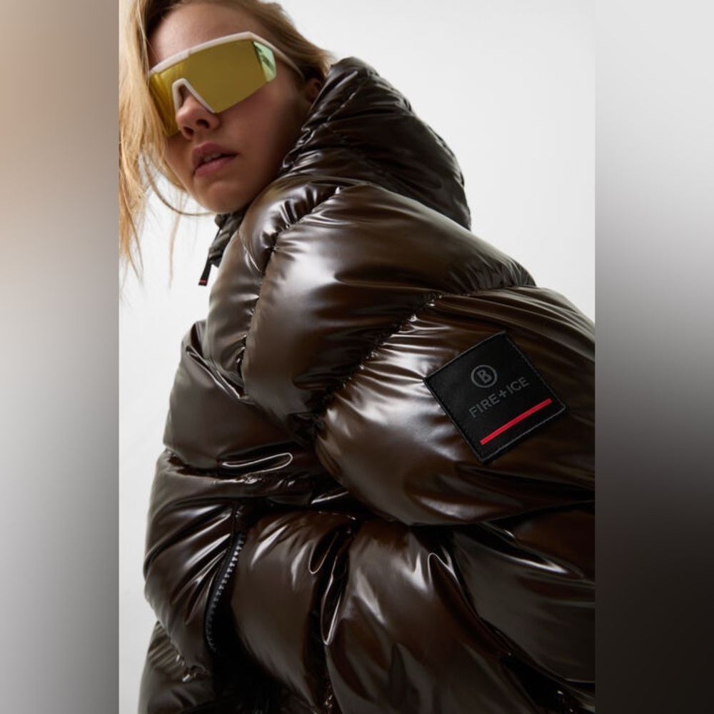 Bogner fire + Ice Vally down jacket in Chocolate